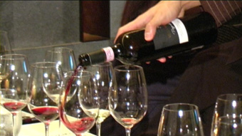 Sagrantino Pouring the last Sagrantino - Image by Italian Wine Club